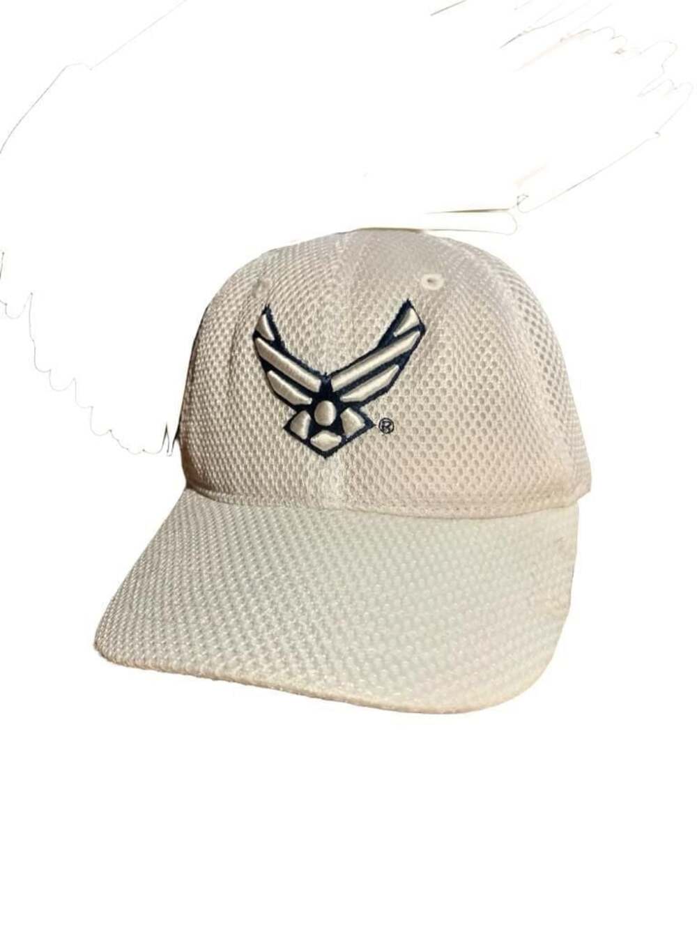 Rapid Dominance US Air Force White Air Mesh Tactical Cap Hat
